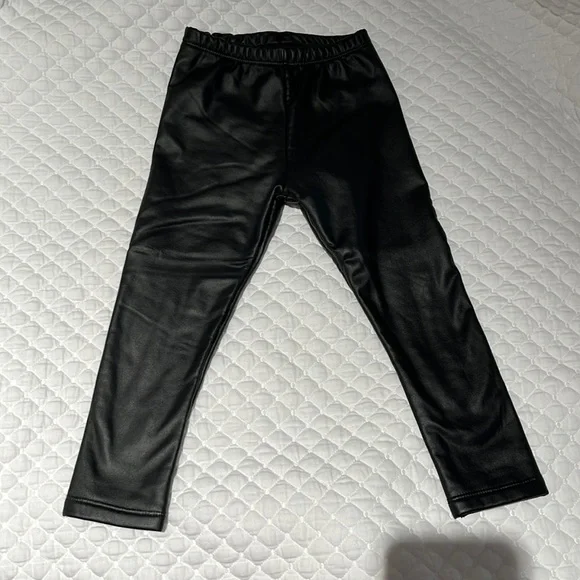 Zara girls rubberized leggings - Picture 2 of 5